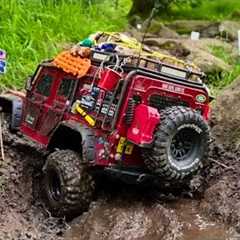 100 Gate Trail w/ My Top Heavy Traxxas TRX4 Defender at UK Scale Nationals