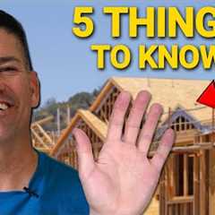 5 things to know before you buy land to build a house