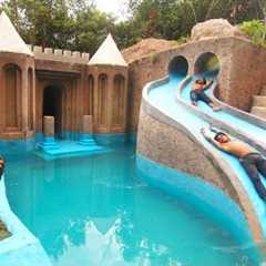 My Summer Holiday 155 Days Building 1M Dollars Water Slide Park into Underground Swimming Pool House