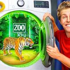 I Built a SECRET Zoo In My House!