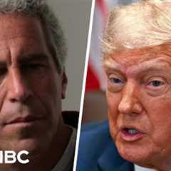 What is Trump trying to avoid? President dodges questions about Epstein