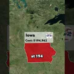 Cheapest States To Buy a Home #shorts #housingmarket #usa #salary #democrat #republican