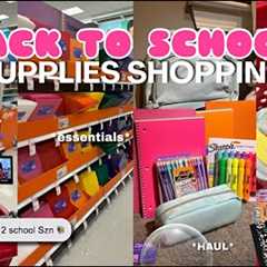 BACK TO SCHOOL SUPPLIES SHOPPING + HAUL 2025 || Sophmore year *College edition* 🎀
