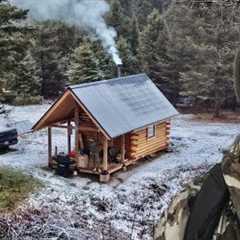EARLY WINTER: Sauna, Tractor Barn, Deer Season |EP82| Log Cabin Build on Off-Grid Homestead