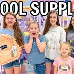 BACK TO SCHOOL SUPPLIES SHOPPING w/ 6 KiDS! | 2023