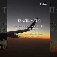 🤨Can you solve this Travel Math⁉️  #shorts #memes #travel #trendingshorts