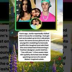 Justin Bieber’s Secret Visit to Kim Kardashian’s House Shocks Fans 😱💥 #kimkardashian #shorts