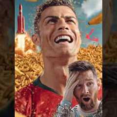 CR7's SECRET BANANA ROCKET DESTROYS MESSI! 🤯 #shorts #ronaldo  #messi
