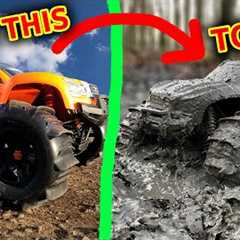 GiANT RC Car makes a mess