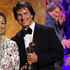 Tom Cruise Hits the DANCE FLOOR w/ Debbie Allen to Celebrate Honorary Oscars