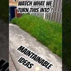 MAINTAINABLE IDEAS 💡 #garden #gardendesign #landscaping #gardenideas #landscape #viral #fyp #shorts
