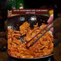 EASY STIR-FRIED CHICKEN BREAST RECIPE #recipe #cooking #chinesefood #chickenrecipe #chickenbreast