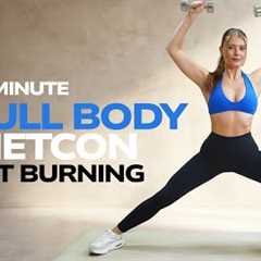 40 MIN FULL BODY DUMBBELL WORKOUT FOR FAT LOSS | STRENGTH & ENDURANCE- METCON | No Repeats