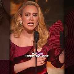 You think you know english until you hear Adele 😂😂 #trending #adele #singer #funny #shorts #love