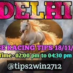 DELHI RACE TIPS 18-11-2025 | TIPS WITH ANALYSIS | FREE HORSE RACE TIPS | #delhiracetips