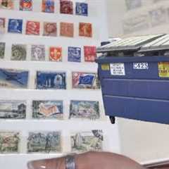 Stamp Collection Found In Dumpster Reviewed