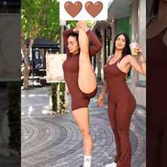 stretching with bestie 🤎🤎.. #stretching #stretchingexercises #calisthenics #yoga #challenge