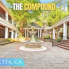 14,000 SQFT Multigenerational Compound w/ 2 Houses + Courtyard + Clubhouse FOR SALE North of Atlanta