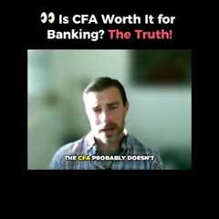 🤔 CFA for Investment Banking: Worth It or WASTE?