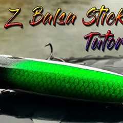 Handmade Balsa Stickbait – Full Build Process: Carving, Sealing, Painting & Action Test