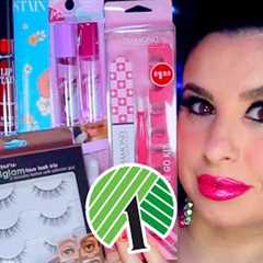 ASMR Dollar Tree $1.25 Makeup Sets Haul | Beauty Product Swatches | Dupes Dissection | Whispered 🌳