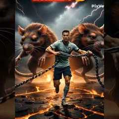 Messi, Neymar and Mbappe Rat vs Ronaldo Rats in USA #ronaldo #goat #messi #ronaldoai #aifunnyshorts