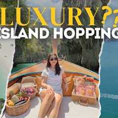 We Tried a LUXURY Longtail Boat in Krabi (Hong Island + 4 Islands) | Part 2