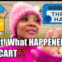 LETS GO To THE GOODWILL BINS‼️My CART Got MISSING‼️🫢 PLUS THIS SCARED ME 😬