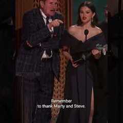 “They don’t really care.” 🤣 #SelenaGomez #Shorts #SAGAwards