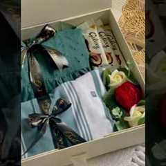 Anniversary gift hamper for parents🌝🤍 #giftforparents #hampers #gifts #anniversary #customizegift