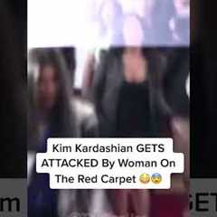 Kim Kardashian GETS ATTACKED On The Red Carpet 😳😨 #kimkardashian - Celebrity Bizz