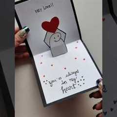 DIY Pop-Up LOVE CARD for Valentine in Minutes!