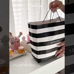 Let’s unbox my Sephora haul ♥️✨ time for fall makeup & skincare! #sephora #makeupshorts..