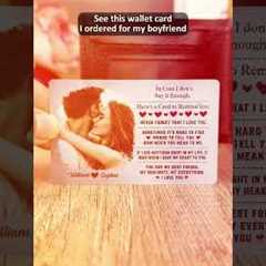 Custom Photo You Are My Best Friend My Soulmate | Personalized Aluminum Wallet Card