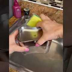 Amazon Kitchen Favorites “soap dispenser and sponge holder” #amazonhomefinds #kitchenorganization