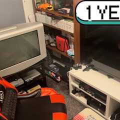 1 Year Of Retro Gaming Collecting In 14mins 🍄 #RetroGaming 