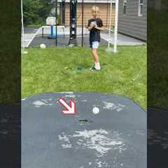 IMPOSSIBLE Perfect Fit Golf Trick Shot