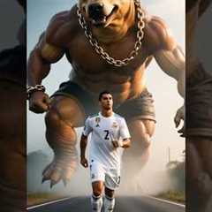 Ronaldo Messi Neymar Mbappé Funny AI Moments | Football Stars EPIC Reactions 😱😂 #shorts