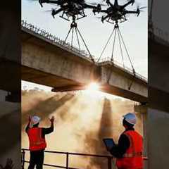 🔥 “Drones Just Replaced Cranes — The Future of Construction Is Here!”#drone #technology #tanding