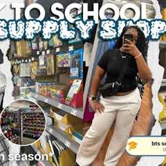 BACK TO SCHOOL SUPPLY SHOPPING + HAUL 2025 | freshman year