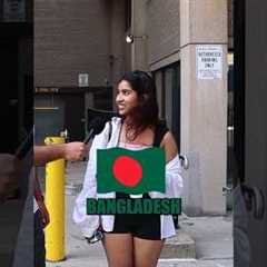 From Bangladesh🇧🇩 Bangladeshi girl Interview in Canada🇨🇦 #bangladesh #canada #shortsfeed
