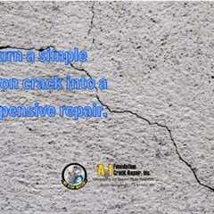 How to turn a simple foundation crack into a really expensive repair