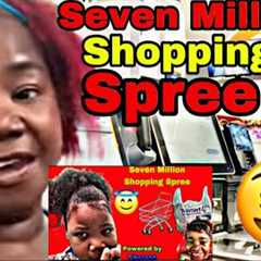 SEVEN MILLION SHOPPING SPREE WALMART SHOPPING FOR 4 BOYS ON A BUDGET REST IN PEACE TO MY BABY..