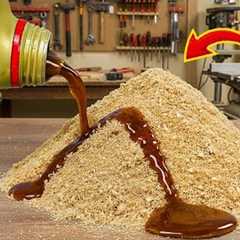 Mix SAWDUST with Used Motor Oil and What Happens Next Is CRAZY! 😱 | Creation Hack