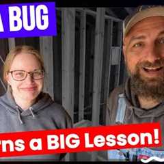 LEARNING LESSONS! SHED TO HOUSE CONVERSION family compound, tiny house homesteading cabin build, DIY