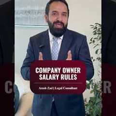 Company Owner Salary Rule #arashzad