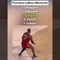 Ranking The Funniest LeBron James Moments 😂 #nba #basketball