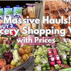 60 Min Relaxing ASMR | Grocery Shopping Vlog | Massive Hauls Compilation Video | Everyday with Ana