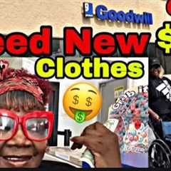 BROKE SHOPPING SPREE FOR NEW CLOTHES AT GOODWILL IN WHEELCHAIR I FOUND SOME GREAT ITEMS ON A BUDGET