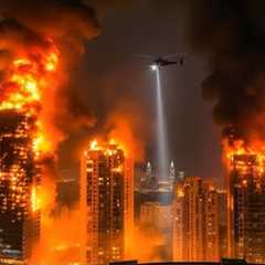 Hong Kong on Fire Now! Tai Po Skyscraper Burns in Flames Causing Mass Evacuation and Panic